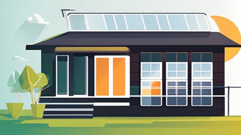 Where to put solar energy in a bungalow