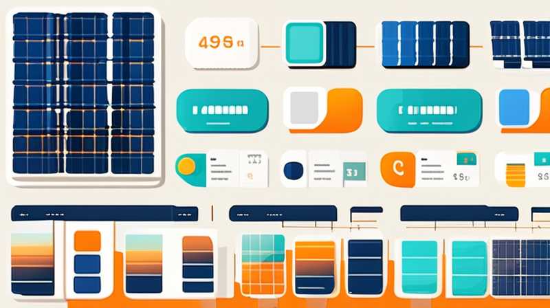 How many solar panels are there in two groups?