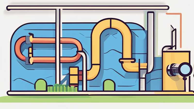 How to connect solar energy to concealed pipes