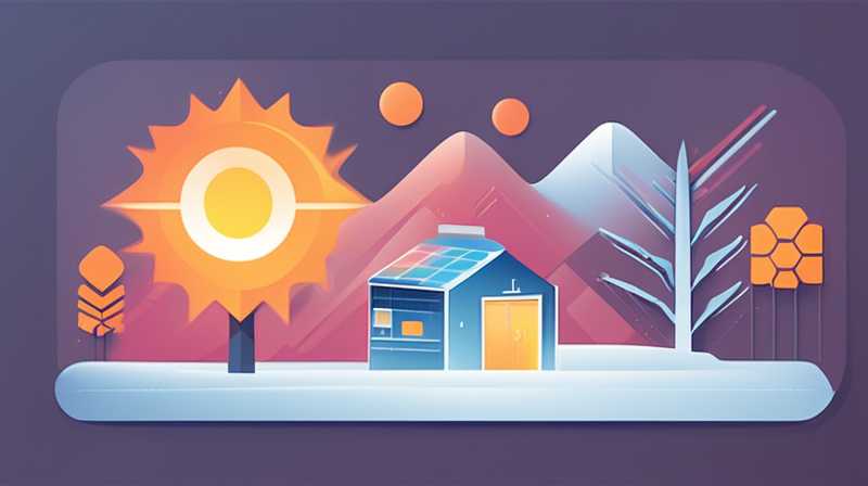How to protect against solar energy in frost weather