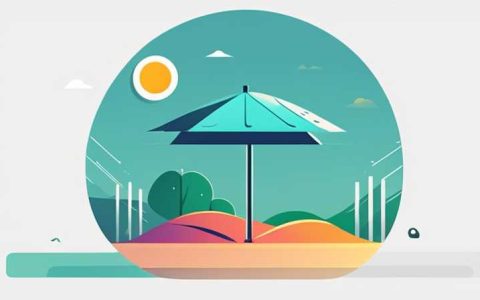 How to turn on the solar outdoor umbrella