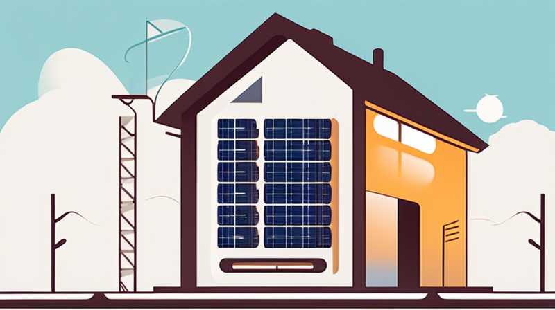 How to connect solar household power supply to GPRS