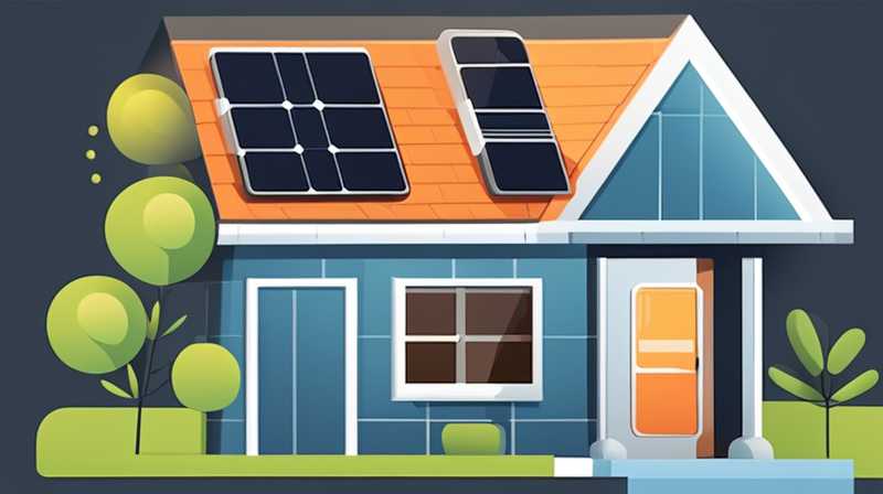 How to install solar monitoring on a tile house