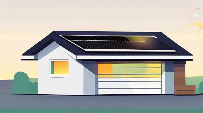 How to install solar light strips on eaves