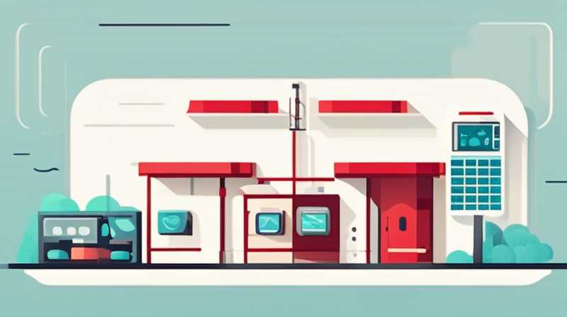 ¿De qué departamentos consta una estación de almacenamiento de energía?