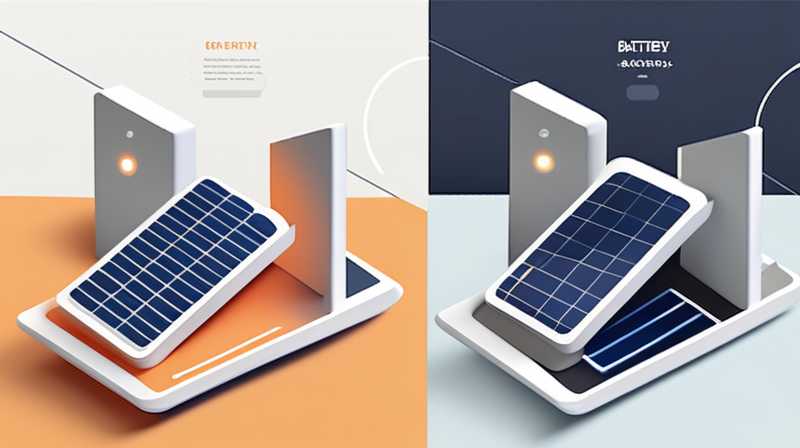 How to match 200w24V solar energy with battery