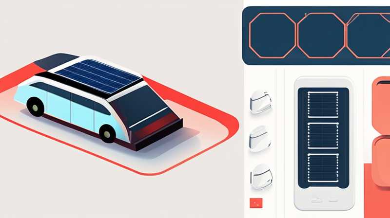 How to put solar wire into the car