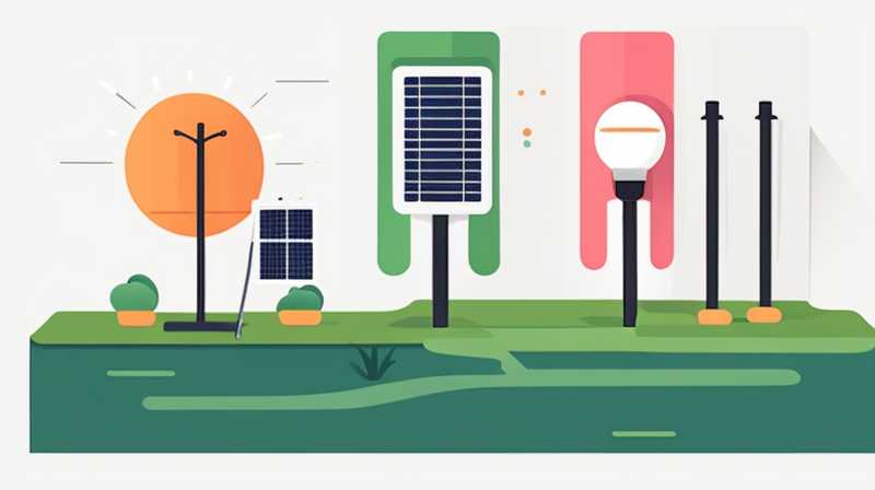 How to arrange solar lights outdoors