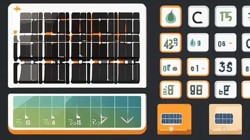 How to calculate the fuel consumption of solar panels