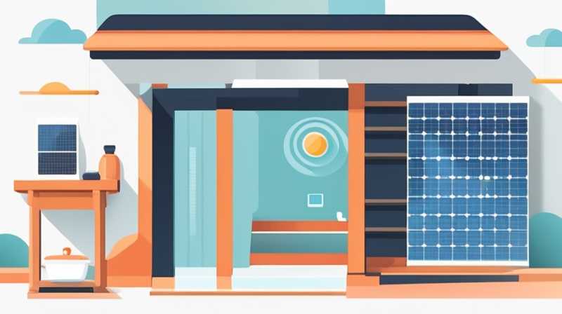 How to clean the bathhouse with solar energy