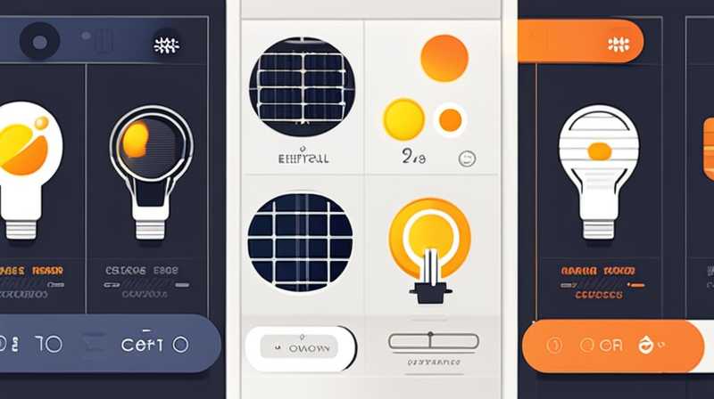 How to convert solar lights into electrical energy