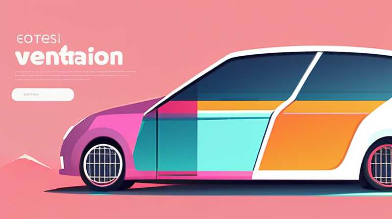 How long does it take to transform the car interior into solar ventilation?