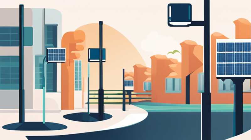 How to match and connect solar street lights