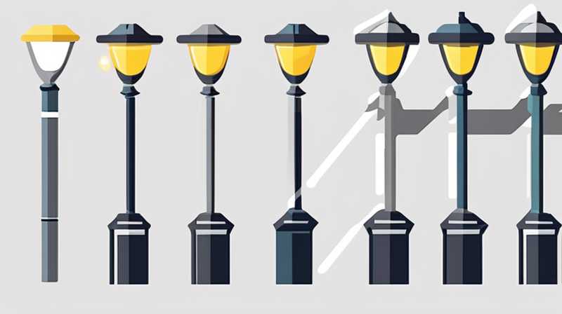 How many volts do solar street lights usually use?