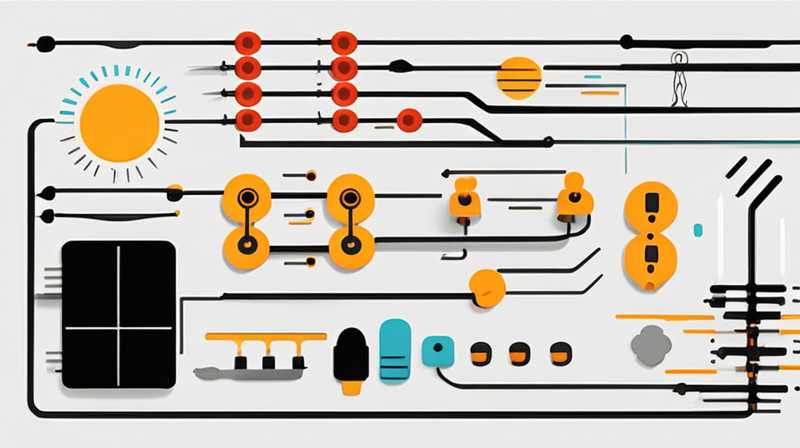 How to make a solar circuit diagram