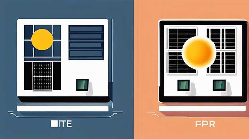 Where to put solar energy in the house