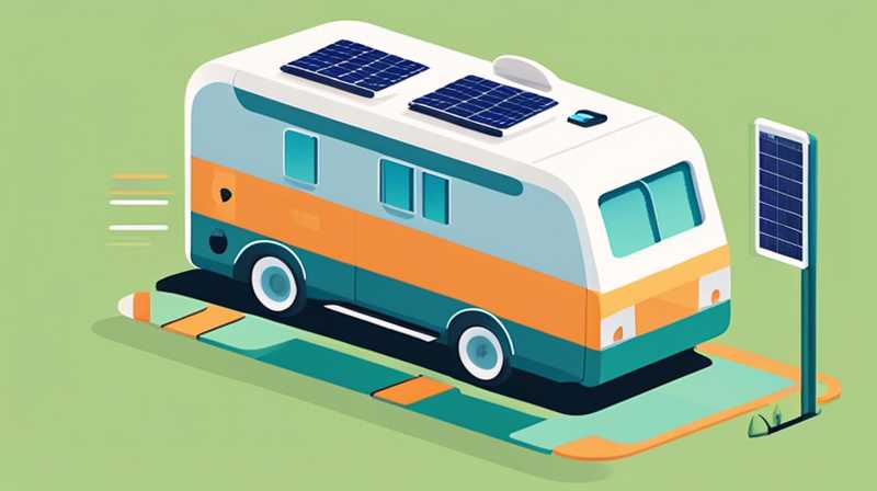 How many kilowatts of solar energy does the RV have?