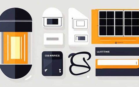 What are the solar lighting components?
