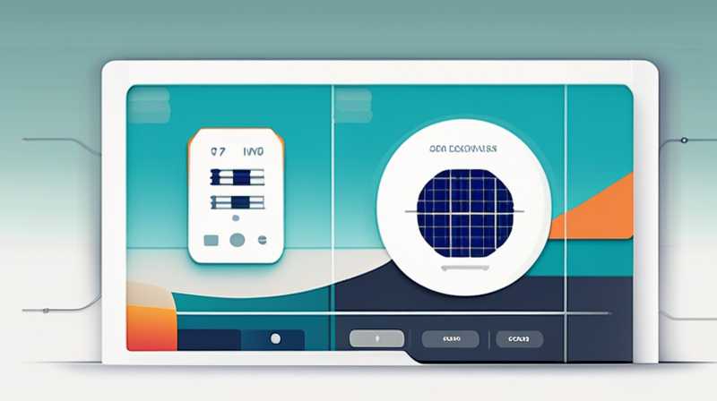 How to check the size parameters of solar panels