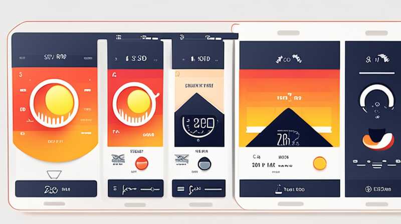 How does solar temperature decrease?