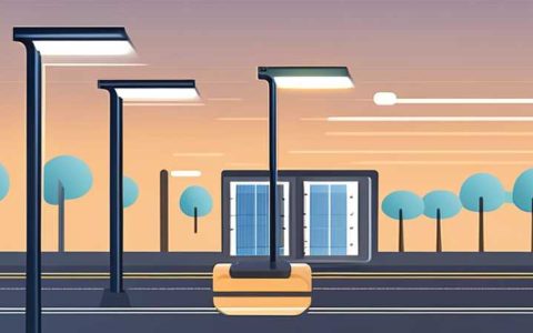 How to measure the distance between solar street lights