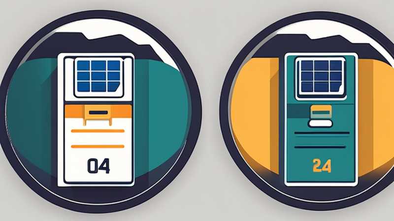 What does solar 12v240ah mean