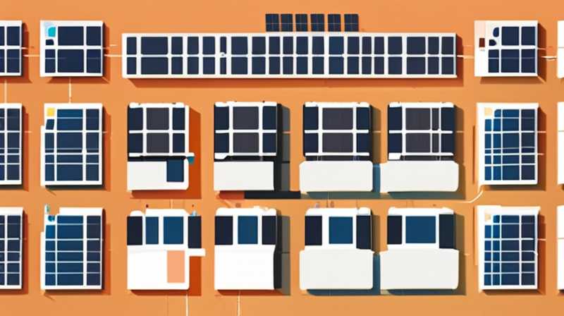 How many watts of solar energy can be installed in 100 square meters?