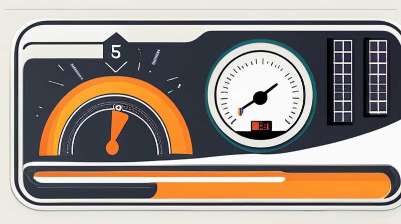 How to adjust the solar powered barometer in a small car