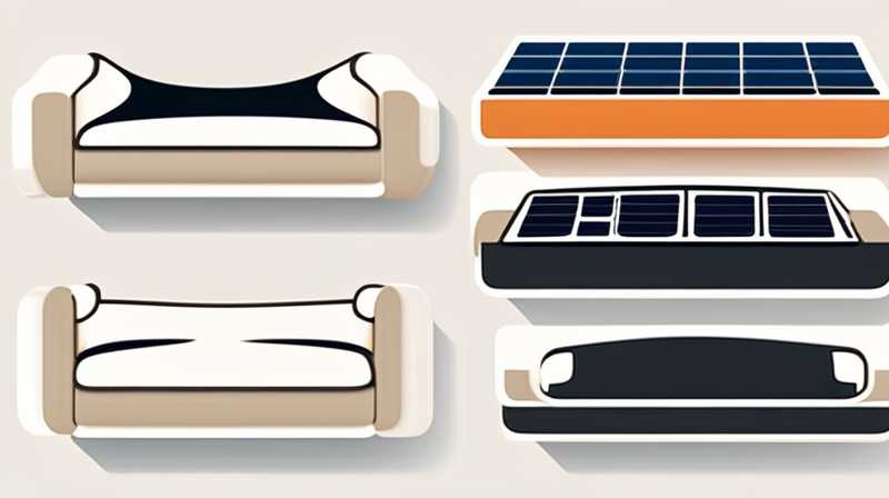 How to replace leather cushions with solar energy