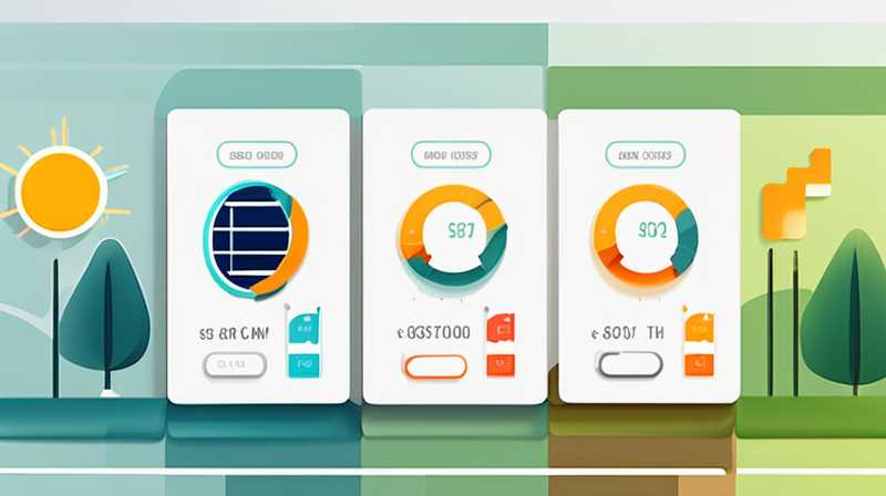 How much does 1 solar energy cost?