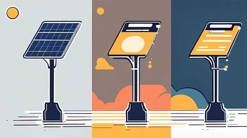 How to test whether the solar street light is on