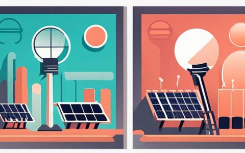 How many watts of solar lights are used in factories?