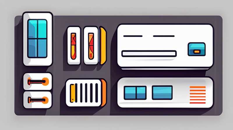 How to configure batteries and solar panels