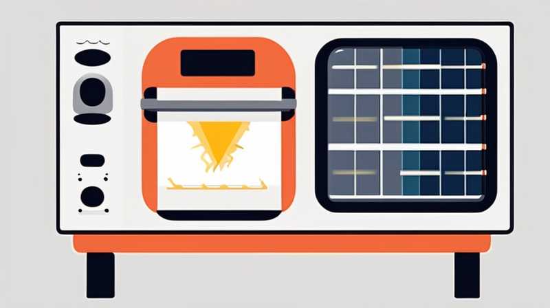 How many kilowatt-hours of electricity does a solar oven use per month