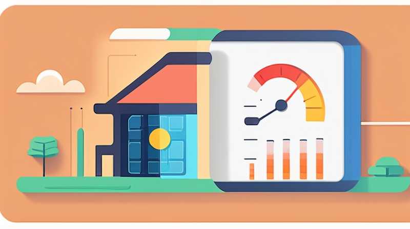 How to use a home solar weather meter