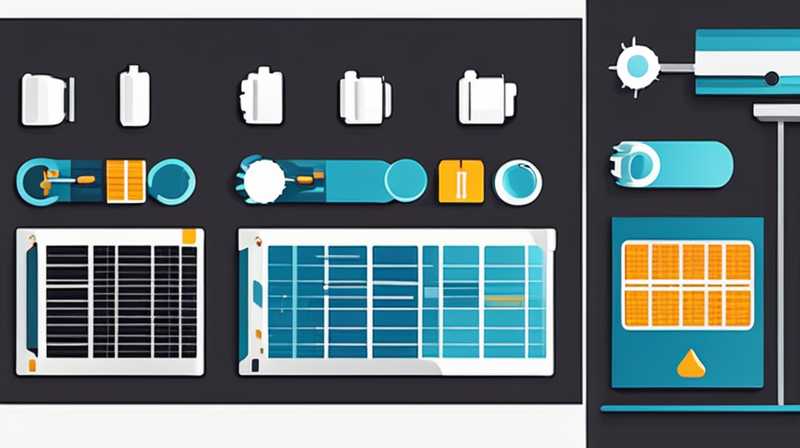 How to remove the battery of the solar panel