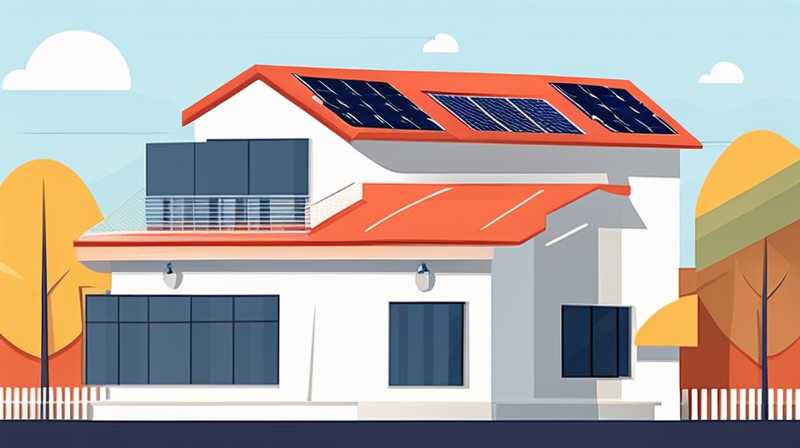 How to install solar panels on the top floor of a new house