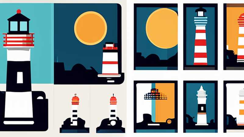 How about the solar lights of the lighthouse