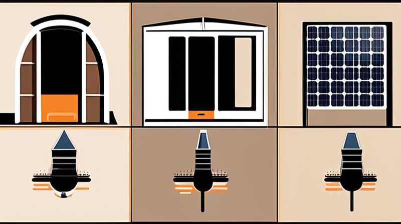 How to make a maintenance port for a solar shed