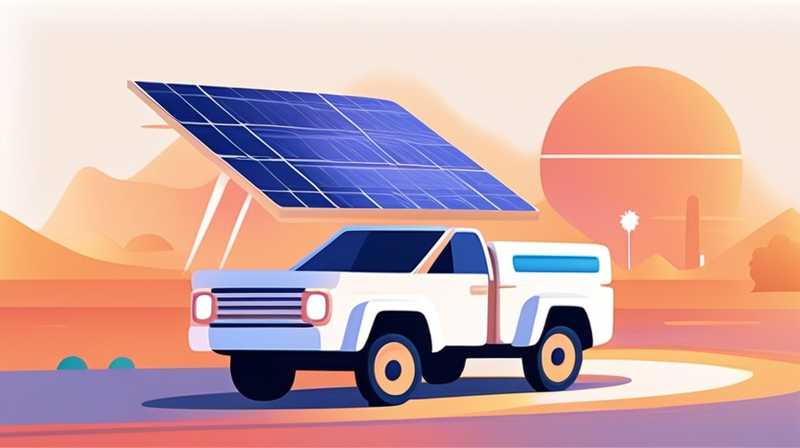 How about a solar powered pickup truck