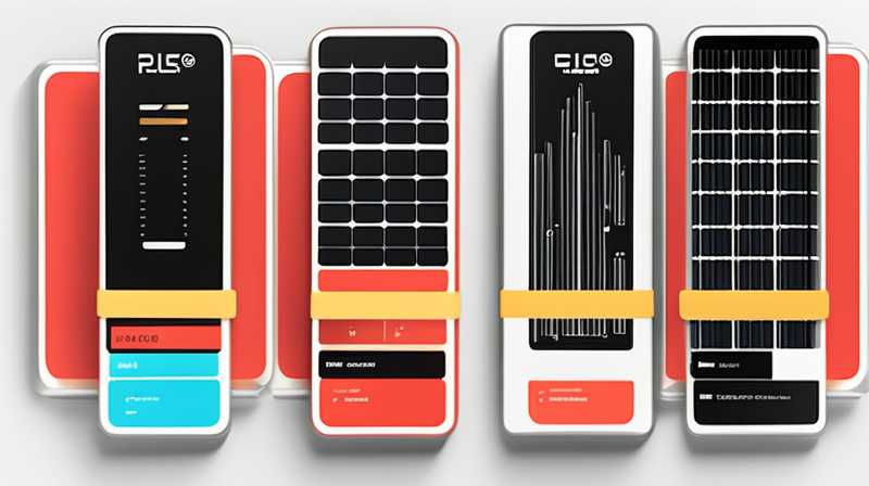 How to read the power of solar charging panels