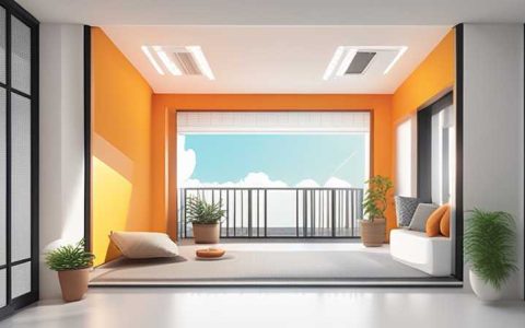 How to directly receive solar energy in an enclosed balcony