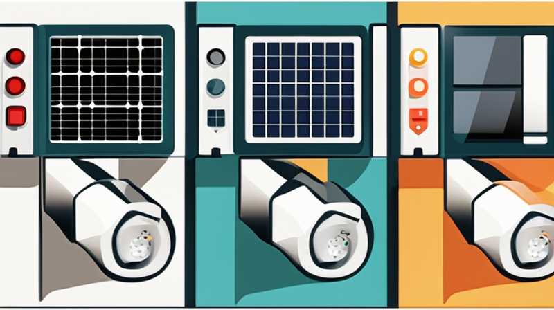 How to remove the round and square heads of solar panels