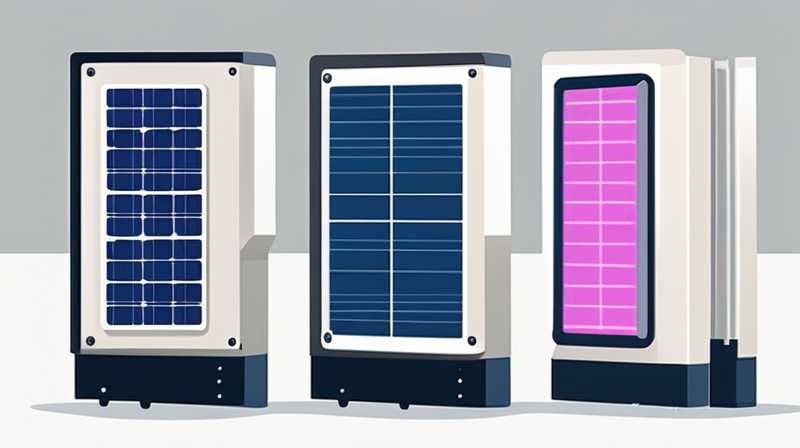 How to disassemble the solar photovoltaic panel box