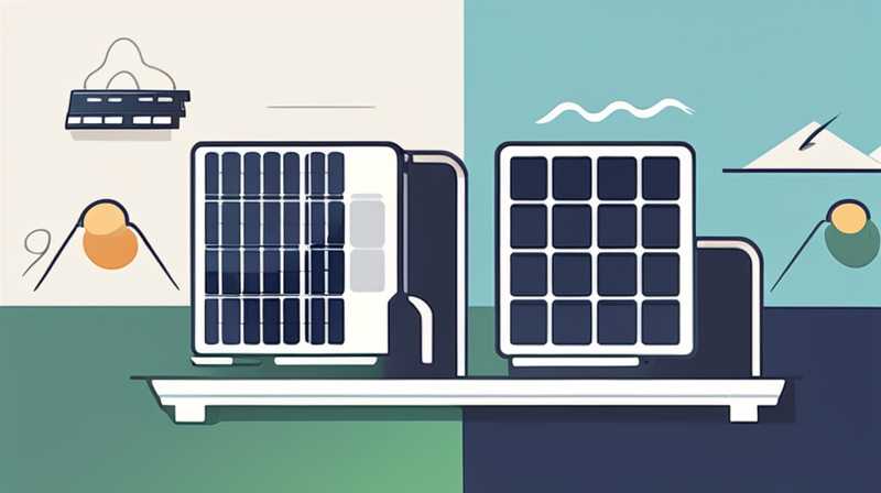 How to check the offset of solar panels