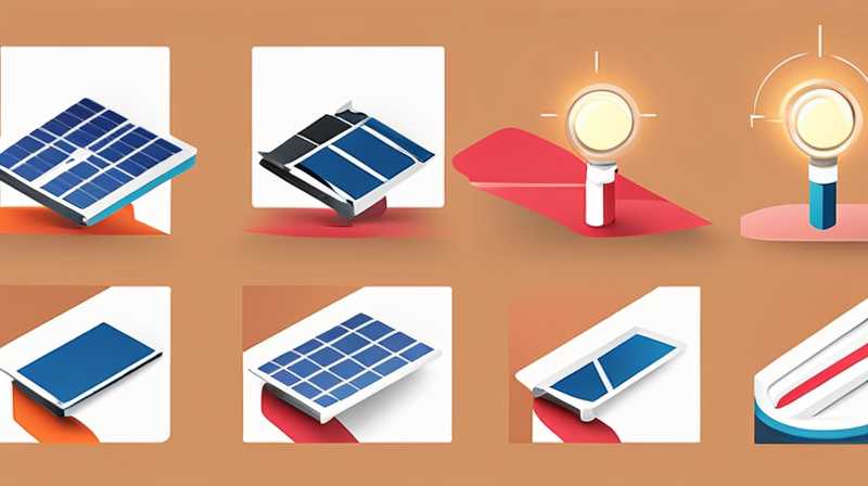 How to disassemble the solar folding lamp