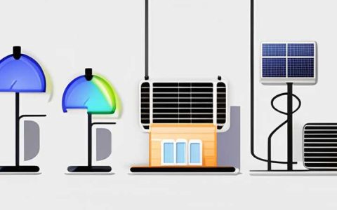 How many watts of solar lights are installed indoors