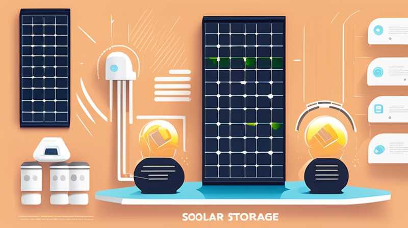 What are the solar energy storage technologies?