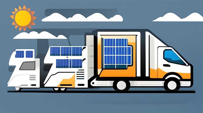 How to seal a large vehicle with solar panels installed