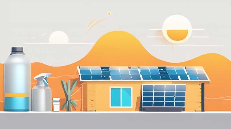 What are the cleaning methods for solar energy equipment?